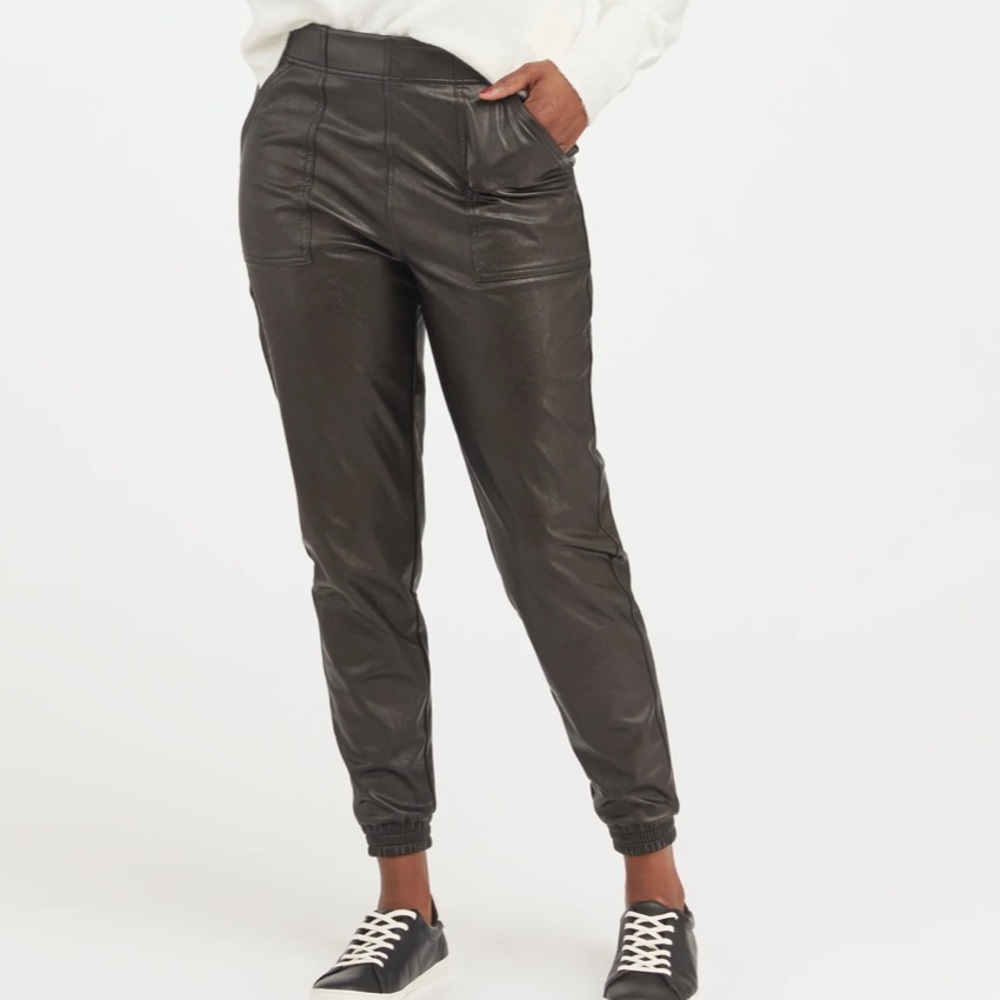 SPANX Leather Like Jogger